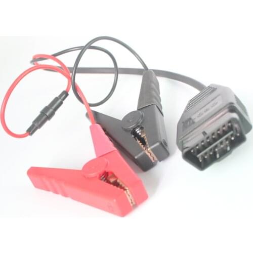 Acheheng Car ECU Emergency Power Tool Cord Supply Clip Battery Clamp OBD Adaptor Automotive Extension Cable Memory Saver