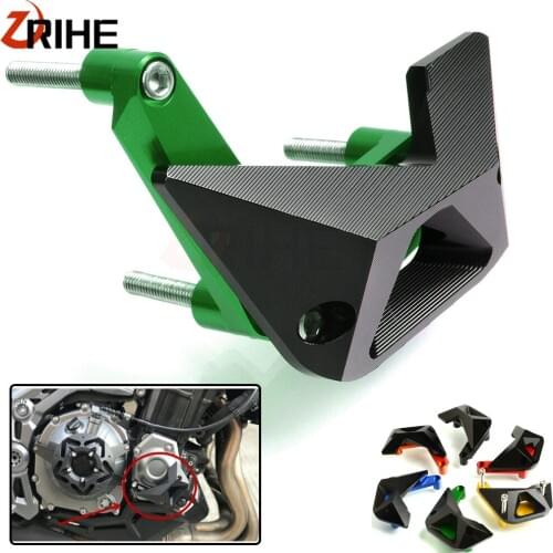 Motorcycle Engine Side Protector Cover CNC Aluminum Engine Protective Guard For Kawasaki Z 900 1000 Z 900 Z 1000 2010-2016 2016