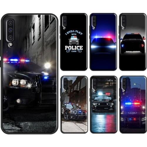 Police Cars Light At Night Soft Case For Samsung A21S A20e A10 A20 A40 A50 A70 A12 A52 A11 A31 A41 A51 A71 M31 Coque