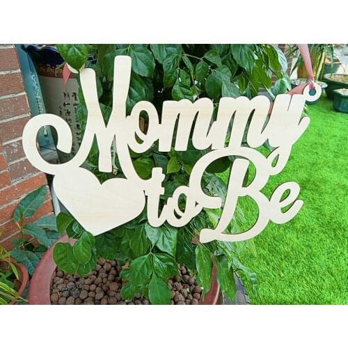 Baby Shower Chair Sign Mommy to Be Wooden Sign for Baby Shower Decoration