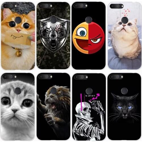 For ALCATELS 1S 2019 5024D Case Rose Wolf Cute Patterned Cover Soft Silicon Phone Case for Alcatels 1 s 2019 5024d Top Quality