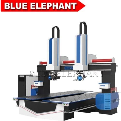 5 axis 1224 cnc router engraving machine Woodworking machinery for wood stone tombstone carving machine