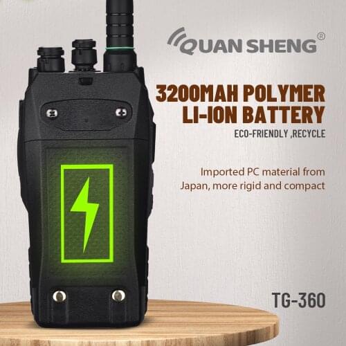 Walkie Talkie Long Range Two Way Radio Stations Communicador CB Radio 5W HF Quansheng TG-360 Talkie Walkie Portable Rechargeable