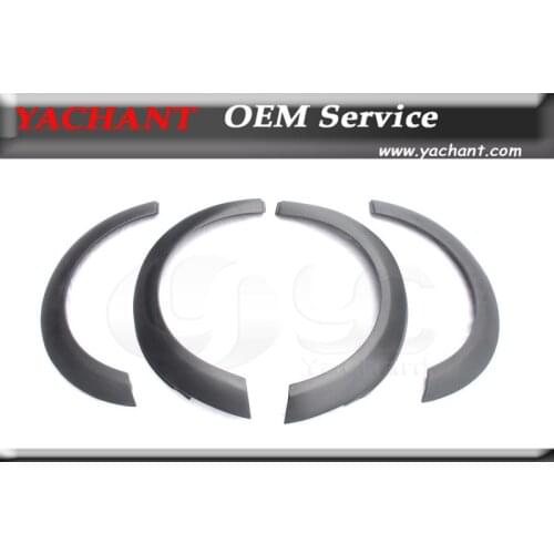 FRP Fiber Glass Body Kit Fender Kit 4Pcs Fit For 06-13 Mini Cooper R56 R57 R58 R59 John Cooper Works Style Over Fender Flares