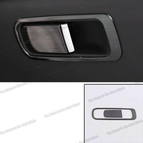 Lsrtw2017 Stainless Steel Car Co Driver Storage Glove Box Switch Handle Trims for Mg Mg6 2018 2019 2020 Interior Accessories