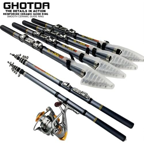 Mini Spinning Fishing Rod Pole And Fishing Reel Combo Telescopic Fishing Pole 1.5-3.0M Spinning Reel Kit