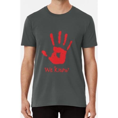 We Know - Dark Brotherhood T Shirt Dark Brotherhood Skyrim Games Gaming Elder Scrolls We Know The Dark Brotherhood Tamriel