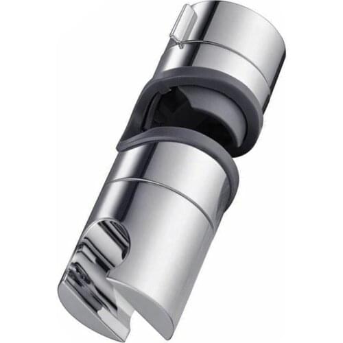 2pcs Shower Rail Slide Bathroom Shower Room Showerhead ABS Plastic Holder Bracket 360 Degree Rotation, 19/22/24/25mm