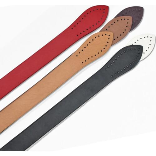 60cm Hand Sewing Simple Women Bag Strap Handle PU Leather Shoulder Bag Strap Belt Handbag Strap Handle DIY Bag Accessories
