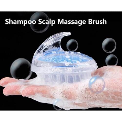 Silicone Head Shampoo Body Scalp Massage Brush Hair Washing Clean Comb Shower Bath Spa Slimming Massage Handheld Health Tools