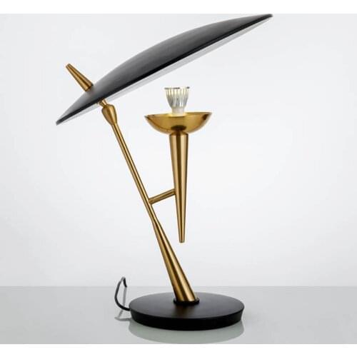 Modern led glass ball table lamp full spectrum desk lamp e27 table lamp lampe de bureau feather bedside table dining room