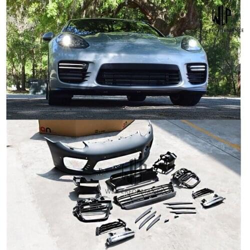 Turbo Style PP Materials Car Body Kit Front Bumper For Porsche Panamera Turbo 2014-2016
