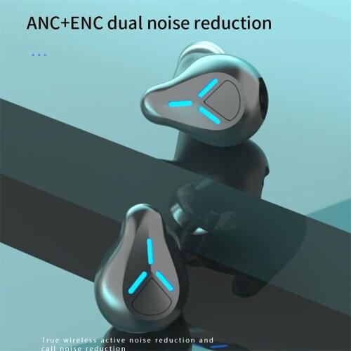 TWS Bluetooth 5.1 Earbuds Dual Noise Reduction True Wireless Earphones HD Call Long Battery Life Heasets For IOS Andriod Phones