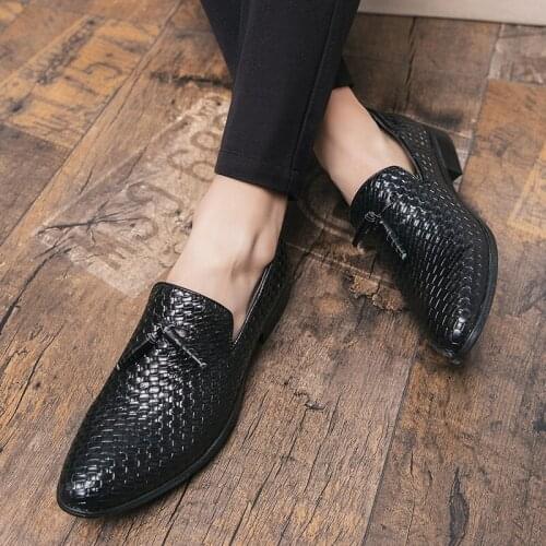 Street Wear Shoes Dress Shoes Men Gents Fashion For Formal Leather Mens Casual Lather Stylish Man Streetwear Sneakers Black