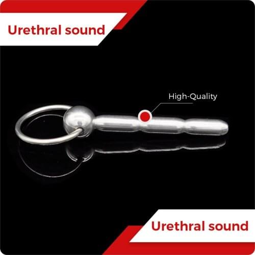 60mm CBT Urethral Catheter Male Urethral Dilator Penis Plug Sounding Horse Eye Stimulation Prostate Massager Adult Gay Sex Toy