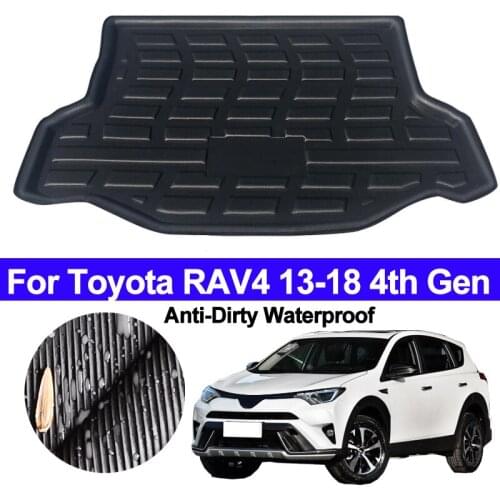 Rear Boot Cargo Liner Trunk Floor Mat Carpet Tray Mats Pad Mat Carpets For Toyota RAV4 2013 2014 2015 2016 2017 2018 Anti-dirty