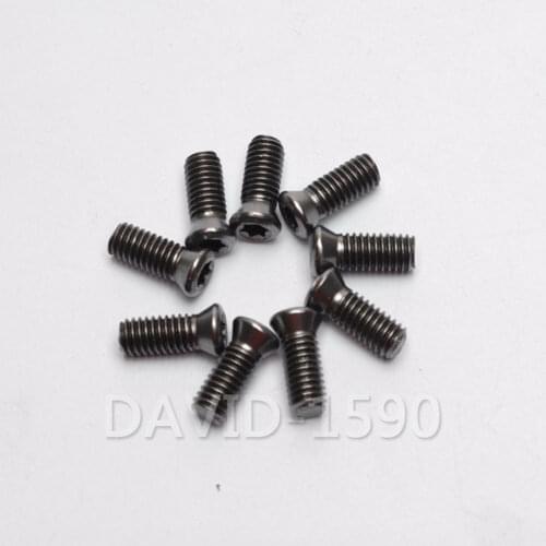 Torx Screw for Replaces Carbide Insert CNC Lathe Tools M1.6 M1.8 M2 M2.2 M2.5 M3 M3.5 M4 M4.5 M5 M6
