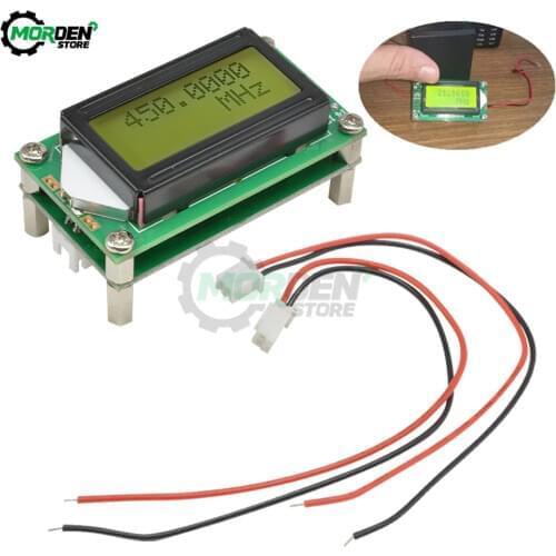 1-1200mhz 1MHz-1.2GHz RF Frequency Counter Tester Digital PLJ-0802-E LCD0802 DC 9-12V LCD Meter For Ham Radio DIY Kit