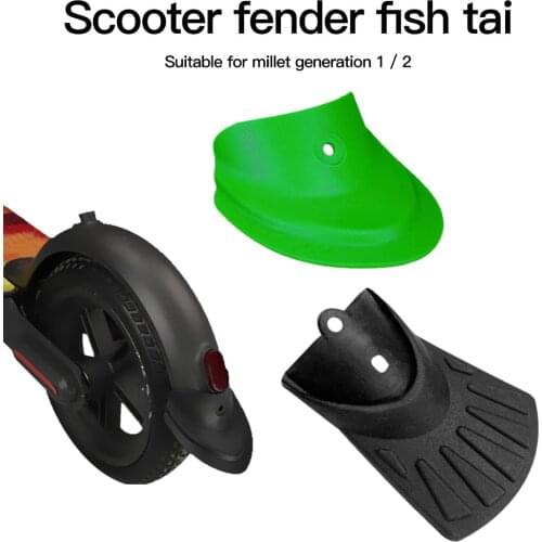 1 Pair Of Rubber Rear And Front Fender Fishtail Protection Covers For Xiaomi Mijia M365 Pro Electric Scooter Parts Accessories