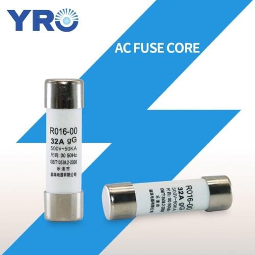 AC 10/20Pcs 14x51MM Fast blow Ceramic Fuse 32A 40A 50A 63A Ceramic fuse core RT18 R016