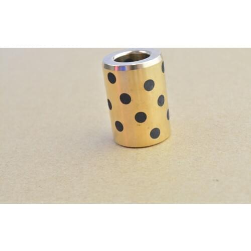 12mm copper bushing graphite self-lubricating oilless bearing inlaid copper graphite bearing inner diameter 12mm