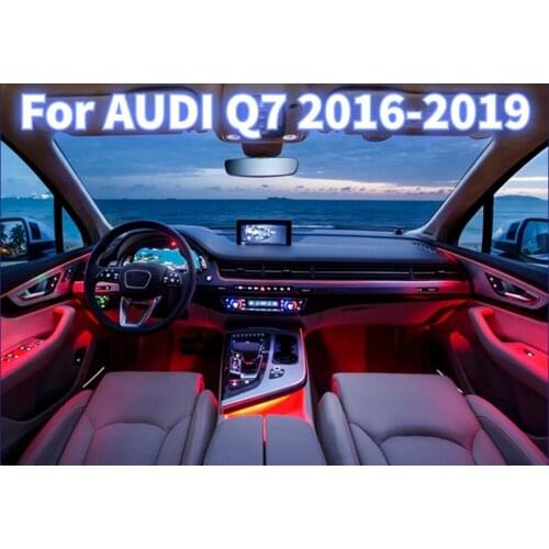 32 Color Led Ambient Light Lamp Fit For AUDI Q7 2016-2019 Atmosphere Advanced Light Decoration Lamp