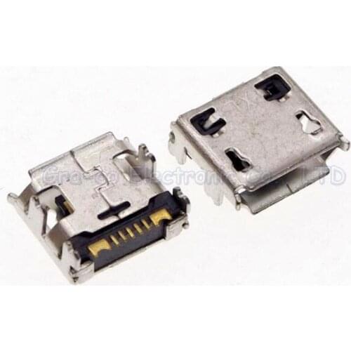 50pcs High imitation Micro USB Jack Connector Charging socket For Samsung S5570 S5578 C3730 E2222 W319 S7568 s6108 B9062 etc