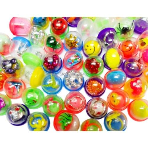 500X 1" Toy Filled Vending Capsules Mix pinata Toys kids Party Favor carnival gadget souvenirs easter eggs giveaways present