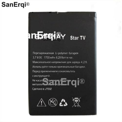 New High Quality Battery 1700mAh Battery For Explay Star TV Mobile Phone Bateria Accumulator Battery