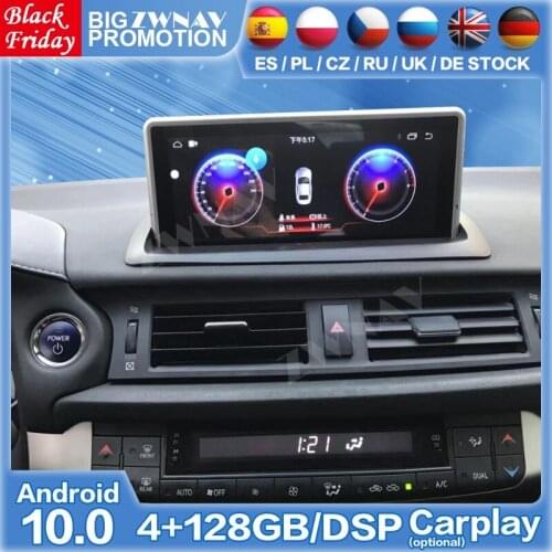Android For Lexus CT200 CT200H CT 2012 2013 2014 2015 2016 2017 2018 GPS Video Player Auto Audio Stereo Radio Receiver Head Unit