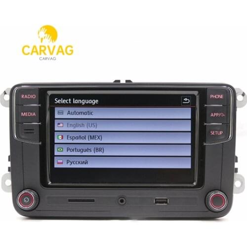 Carplay Android Auto R340G RCD330G Plus Radio For VW Tiguan Golf 5 6 MK5 MK6 Passat Polo 6RF 035 187 F/E
