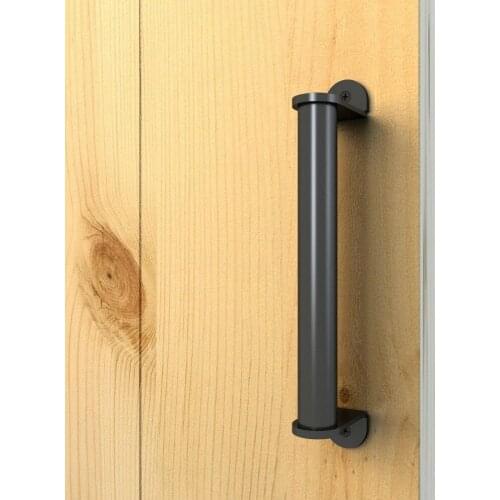 Black Stainless Steel Sliding Barn Door Handle Wood Door Handle One Side Handle Pull