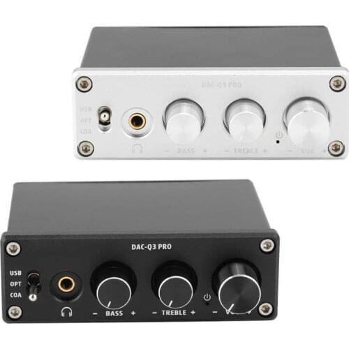 Amplificador Audio AC-Q3 PRO DAC Decoding Audio Decoder with Headphone Amplifier for 3.5MM Headphones