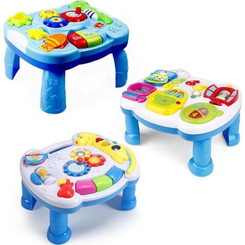 Infant Musical Instrument Learning Table Baby Toys Animal Piano Educational Learning Music For Kids Children 2 to 4 Years old