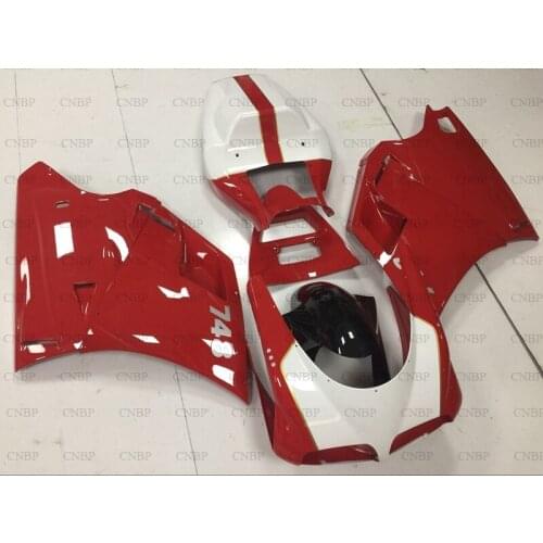 For DUCATI 996 1996 - 2002 Bodywork for DUCATI 916 1999 Abs Fairing 748 1998 Red Full Body Kits