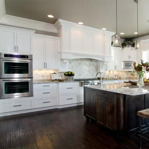 Factory Customized Solid Wood Kitchen Furniture Plywood Carcass Modern Kitchen Cabinets