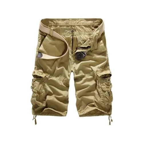 Hot Sale! New 2020 Summer Style Mens Casual Cargo Shorts Male fashion Multi-pocket Military shorts, Size 29~38