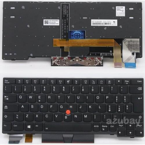 Italian Keyboard for Lenovo Thinkpad X13 Gen 1 2020, L13 Gen 2, L13 Yoga Gen 2, 5N20V43344 5N20V43197 5N20V43053, Backlit, Black