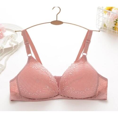 Lace Maternity Breastfeeding Bras Front button Wire Free for Pregnant Women Nursing Bra Underwear Maternity Bra Pregnancy