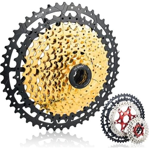 MTB 10 11 12 Speed Cassette Wide Ratio Freewheel Mountain Bike Sprocket 11-40T 42T 46T 50T Compatible with Shimano Sram Sunrace