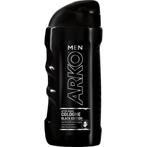 Arko Men After Shave Cologne Black Edıtıon 250 Ml After Shave Lotion Alum Stone After Shave Balm Alum Block Beard Barber shop