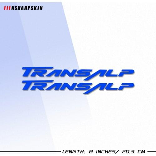 New Motorcycle reflective fuel wheels fairing portable luggage helmet stickers decoration Decals FOR HONDA TRANSALP transalp