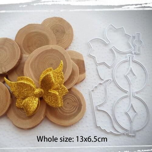 New Design 3D bowknot Craft Metal Cutting Dies cut Cute Scrapbooking Album DIY Paper Card Craft Embossing Die Cuts
