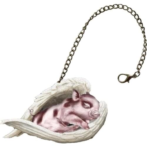 Cat Dog Car Hanging Ornament Colorflul Cute Animal Shape Pendants Suitable for Automotive Mirror Door Window Decor