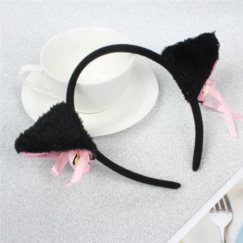 Fashion Lady Girl Maid Cat Ears Head Bands Cosplay Cute Hair accessories Lovely Charming Night Party Club Bar Hair Clip Hairband