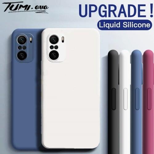 Liquid Silicone Shockproof Cover Case Mi Poco X3 F3 M3 Phone Case for Xiaomi Redmi Note 10 10S 9 9S 8T 8 7 Pro 10X 9A 9C K40 K30