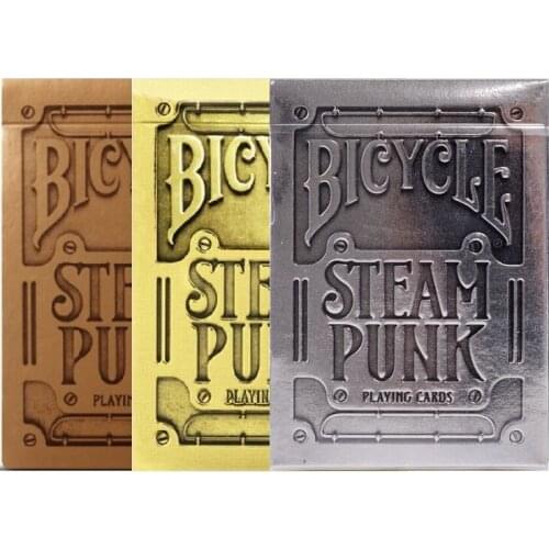Bicycle Gold Steampunk Playing Cards Thoery11 Deck USPCC Collectable Poker Magic Card Games Magic Tricks Props