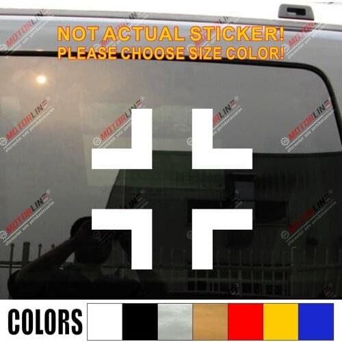 Iron Cross of German Armed Forces Wehrmacht Car Decal Sticker Balkenkreuz Vinyl