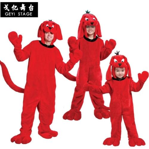 Funny clifford the big red dog mascot costume costume costume costume costume costume costume costume costume costume dress
