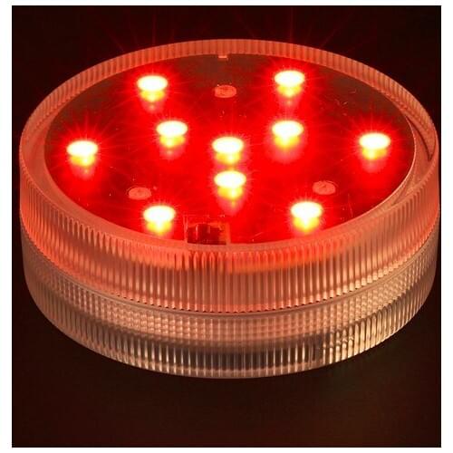 1piece/lot Remote Controlled Waterproof 10-LED Light for Aquarium, Centerpiece, Vase base floral, Christmas, Wedding Party